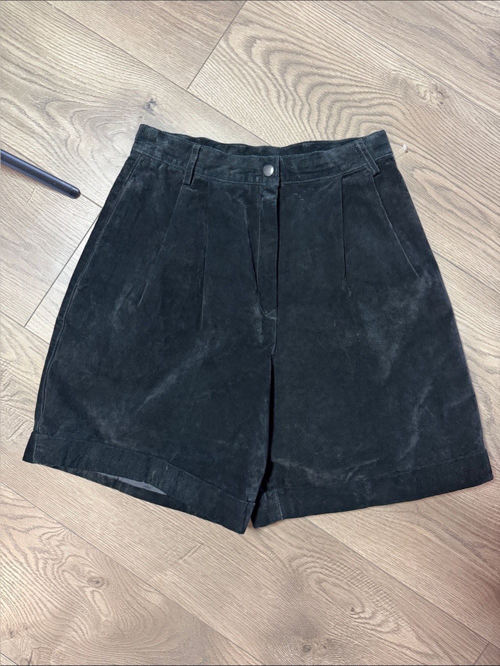 Wilsons Leather Black Suede Shorts